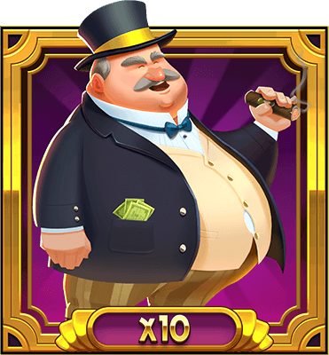 Fat Banker Freispiele: Entwicklerillustration.